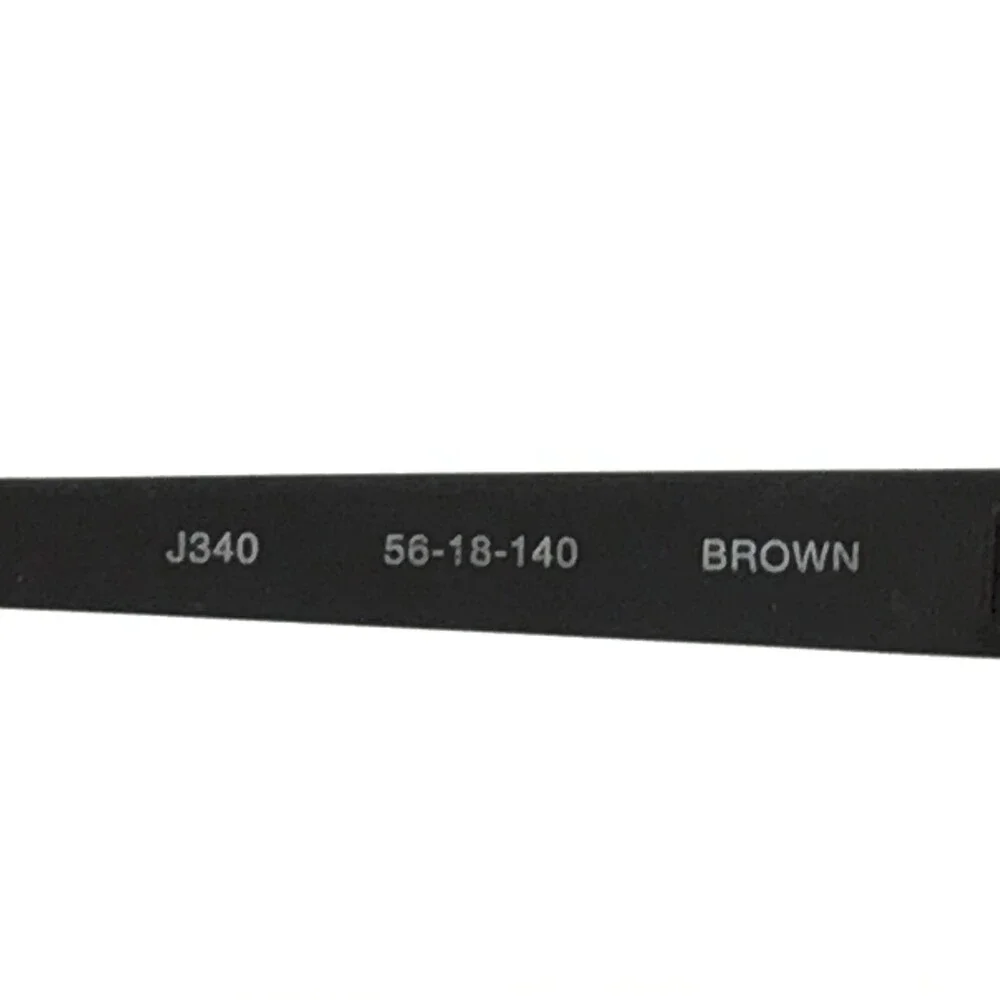 Jones New York Eyeglasses Frames J340 BROWN Rectangular Full Rim 56-18-140